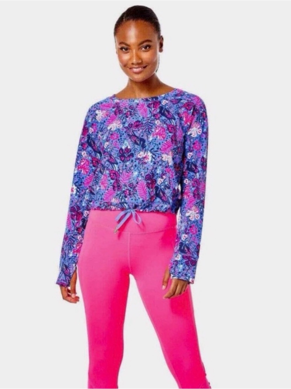 Lilly Pulitzer Luxletic Emmaline Pullover size Large